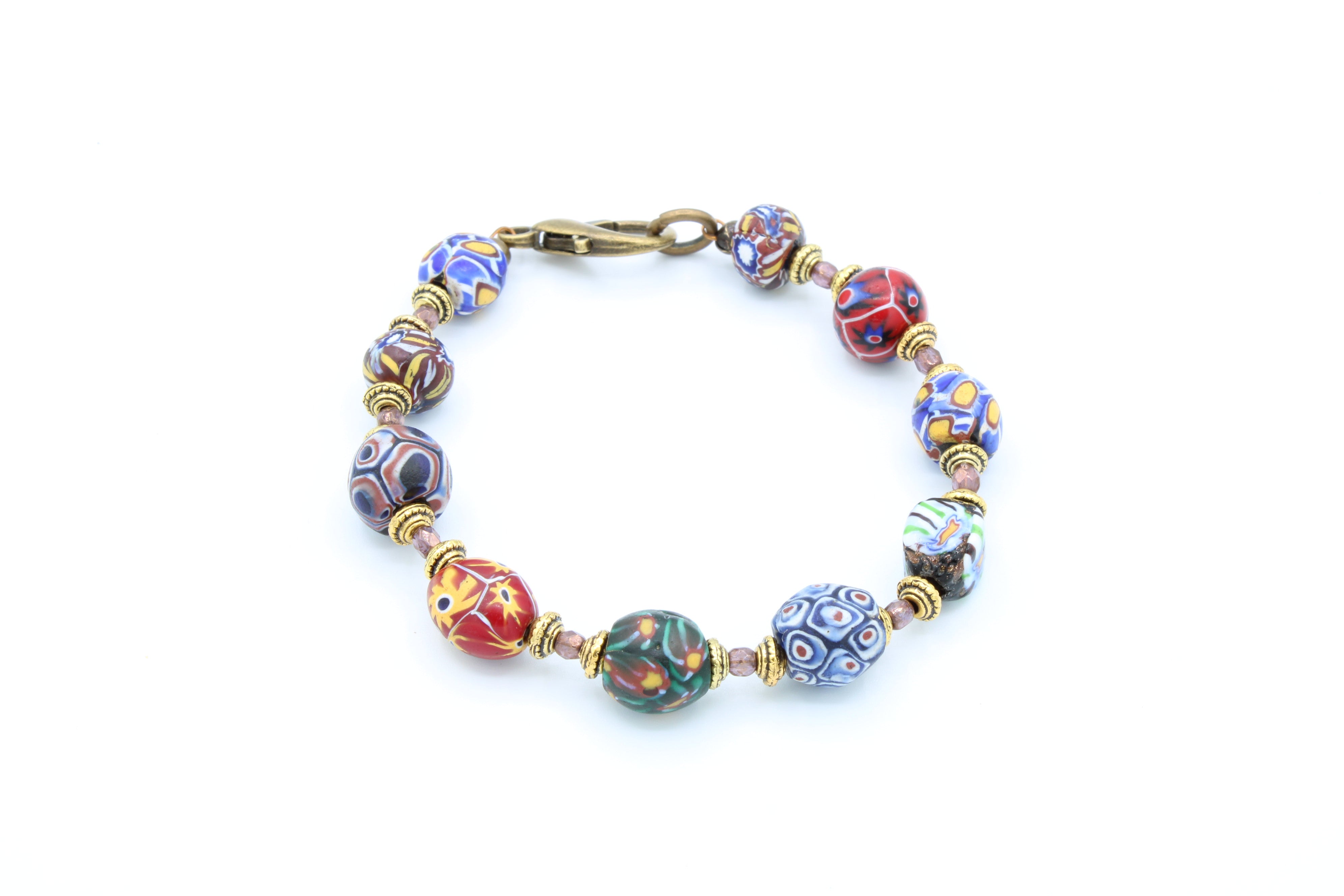Tateossian Millefiori Onyx and Murano Glass Bead Bracelet – Upscaleman